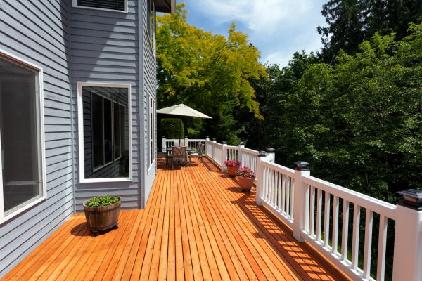 Cost of Cedar Deck Construction in San Rafael